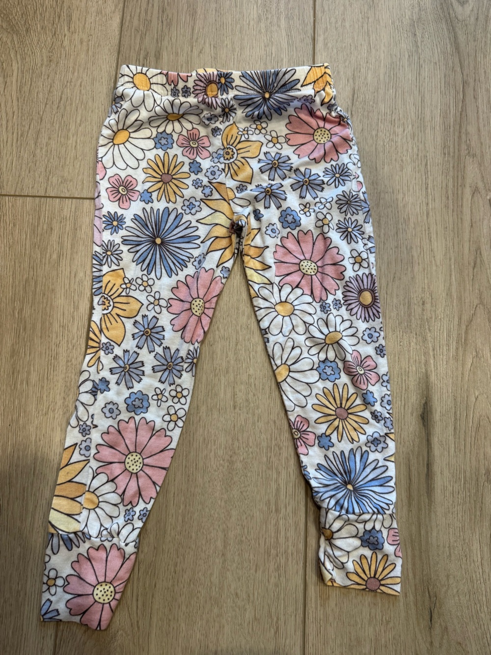 POSH PEANUT 2 piece bamboo pjs; floral pjs; toddler pjs - Picture 3 of 6